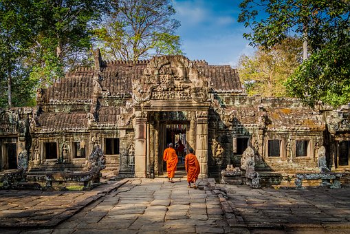 Angkor Monks Cambodia