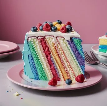 rainbow cake