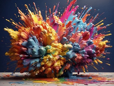 Exploding Paint