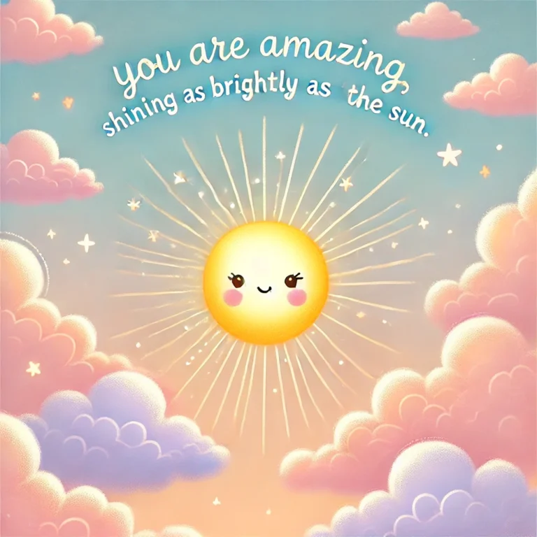 You are beautiful