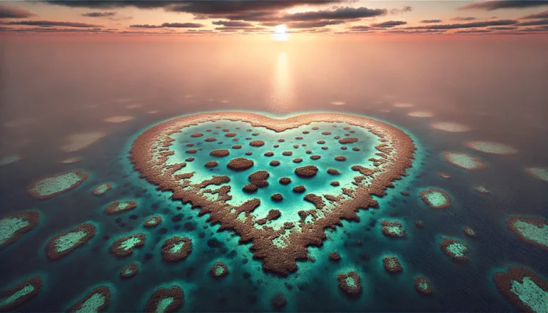 Heart Reef, Great Barrier Reef, Australia