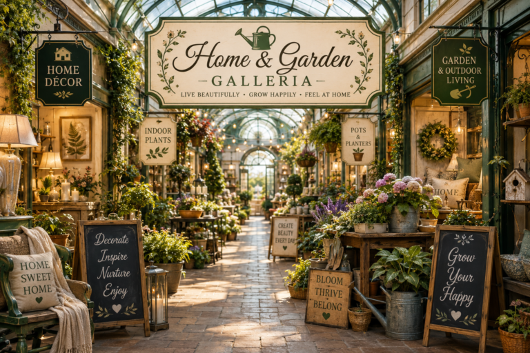 home and garden shopping