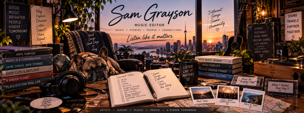 Sam Grayson, Music Editor, Go Cybernaut